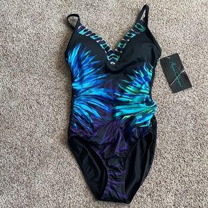 Aqua green swimsuit